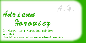 adrienn horovicz business card